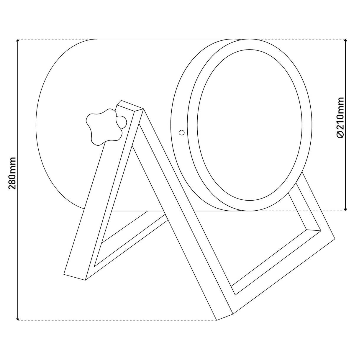Näve Leuchten Tischleuchte 3154523 weiß Metall Holz B/H/T: ca. 21x28x21 cm E27 1 Brennstellen