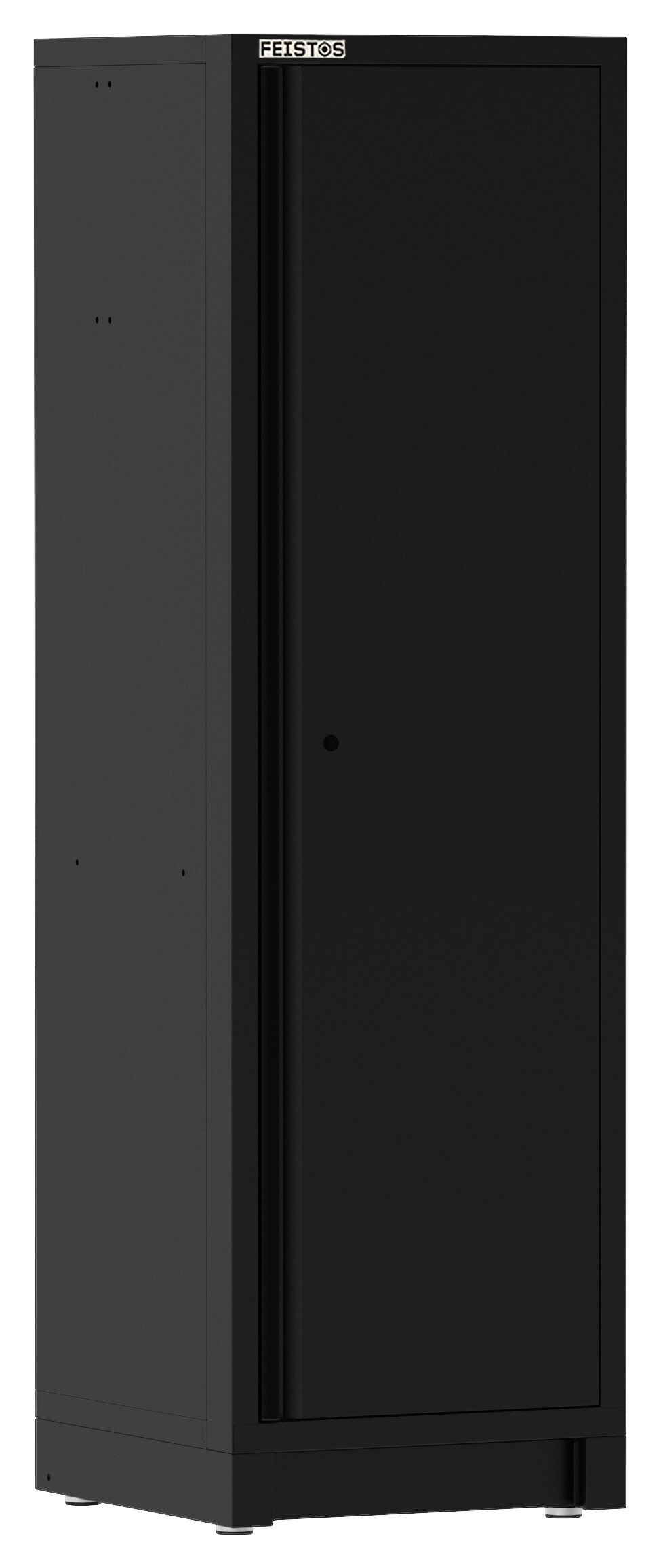 Hochschrank EOS Blackline schwarz B/H/L: ca. 60x200x61 cm