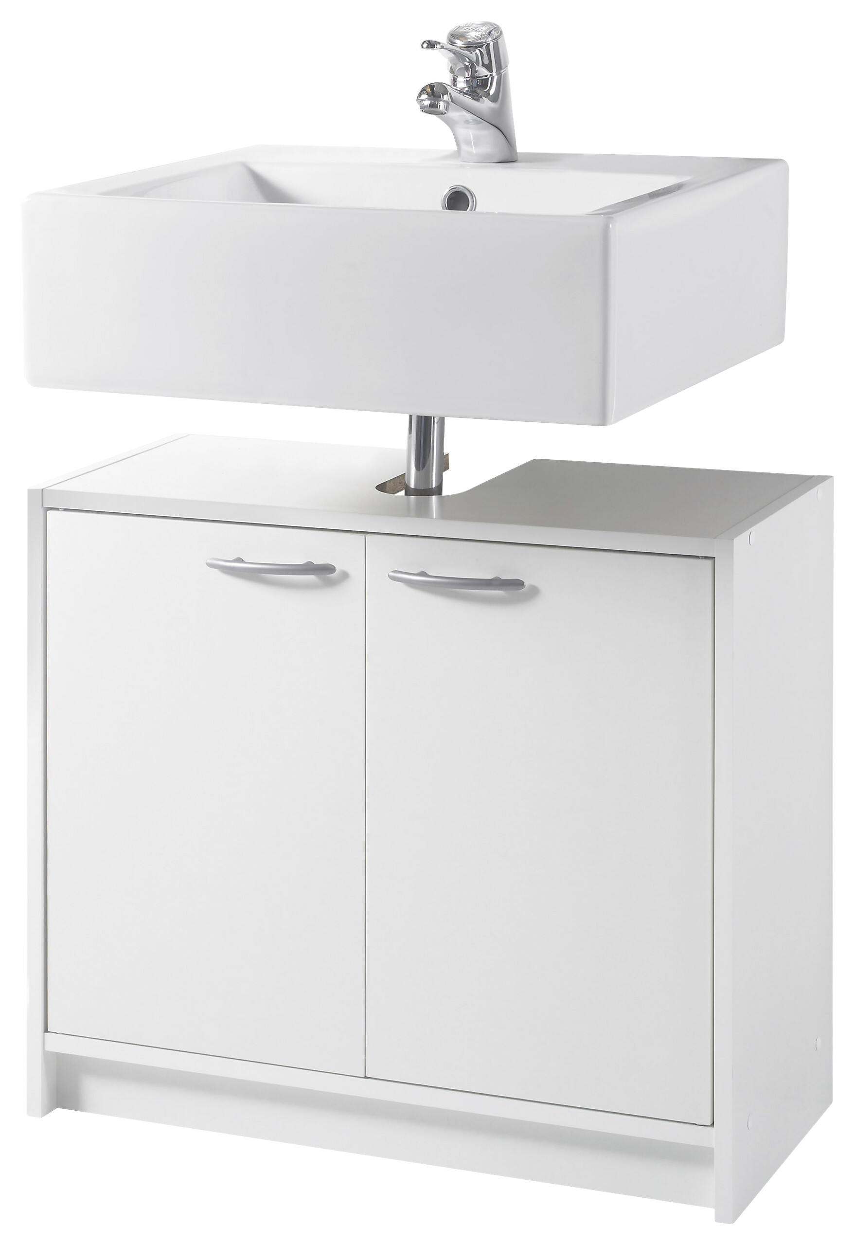 Waschbeckenunterschrank Smash weiß B/H/T: ca. 63x55x29 cm