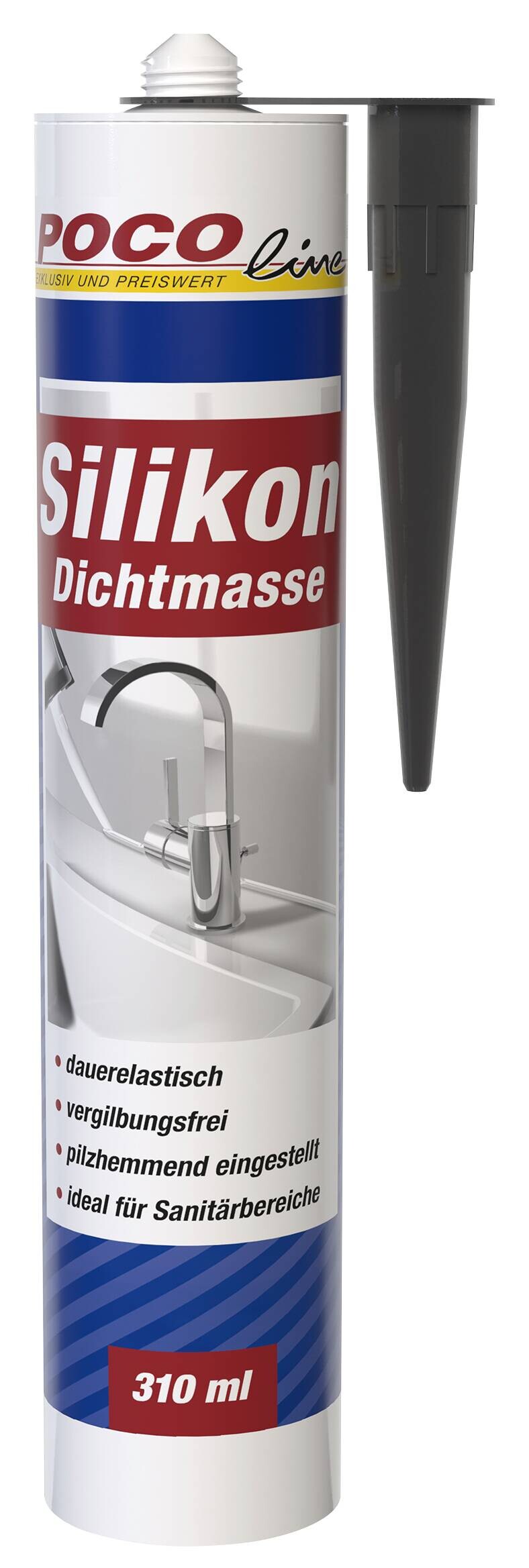 POCOline Silikon schwarz ca. 0,31 l