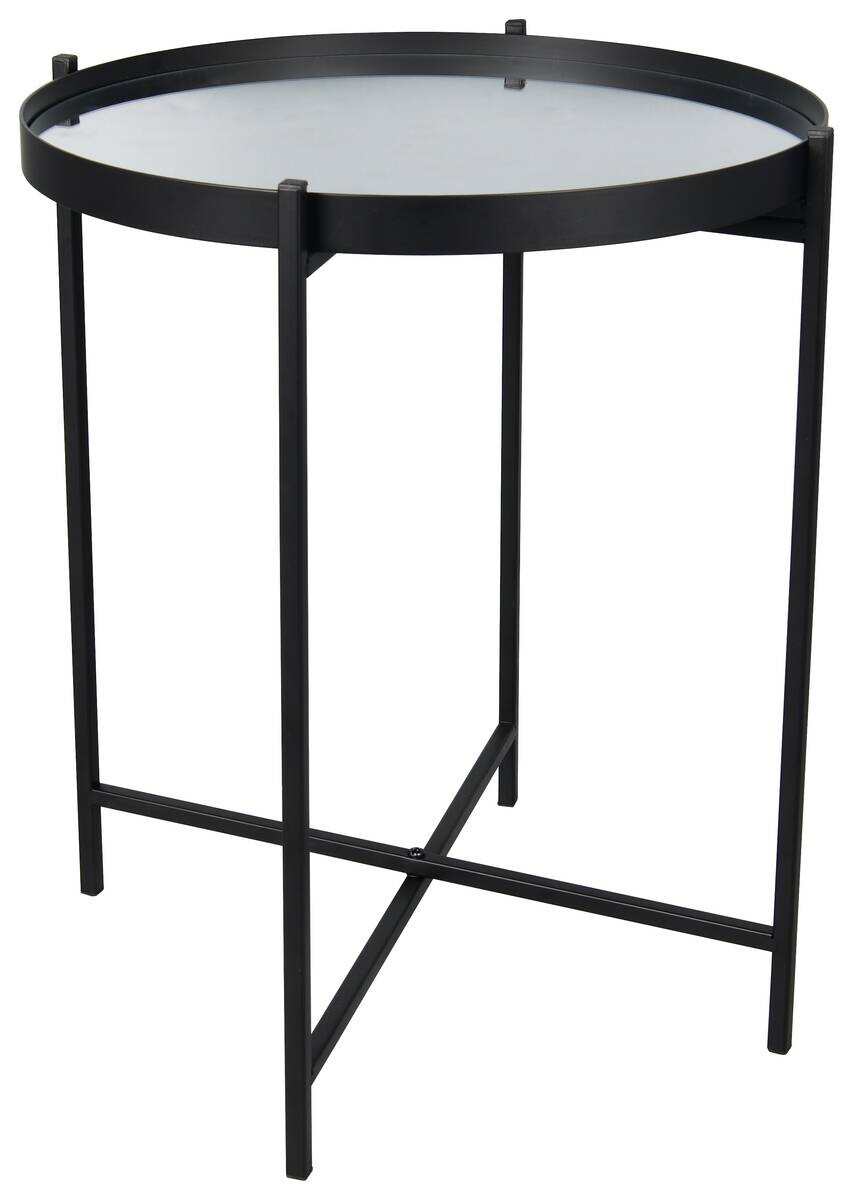 Beistelltisch Verena schwarz H/D: ca. 51x45 cm