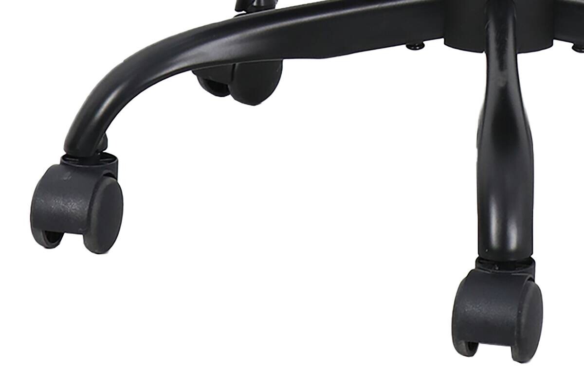 Drehstuhl TROLLY schwarz pink Metall Stoff