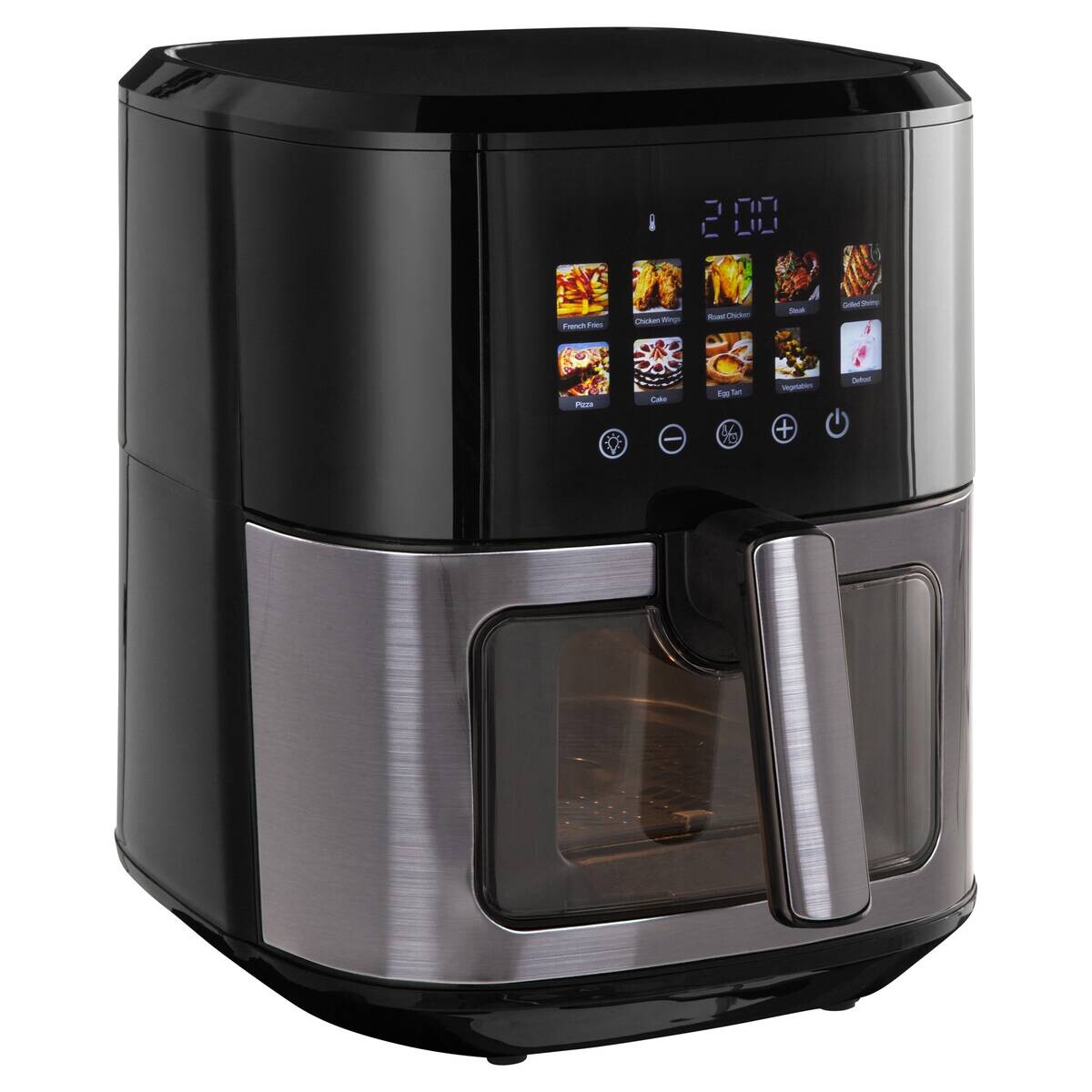 Heißluftfritteuse schwarz Kunststoff B/H/L: ca. 28,8x33,9x36,8 cm ca. 6,5 l