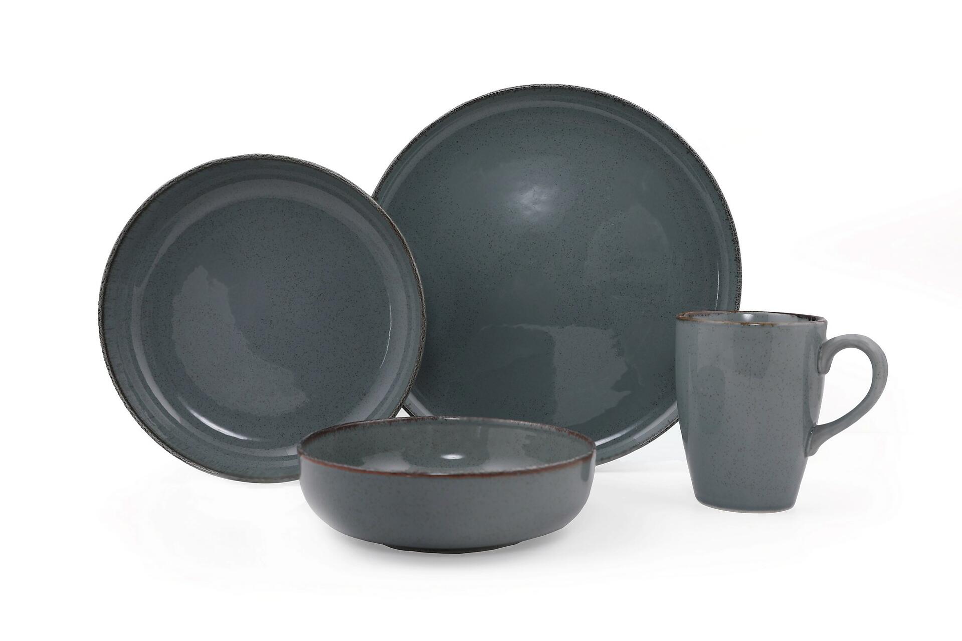 HermiaConcept Tafelservice Nemesis grau Porzellan 16 tlg. HermiaConcept Tafelservice Nemesis grau Porzellan 16 tlg.