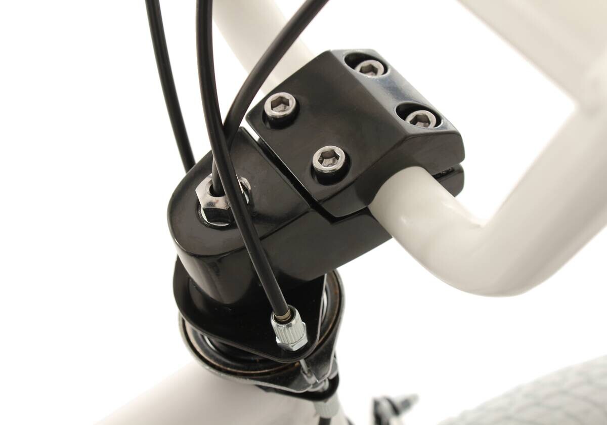 KS-Cycling BMX Fatt 602B 20 Zoll Rahmenhöhe 28 cm 1 Gänge weiß weiß ca. 20 Zoll