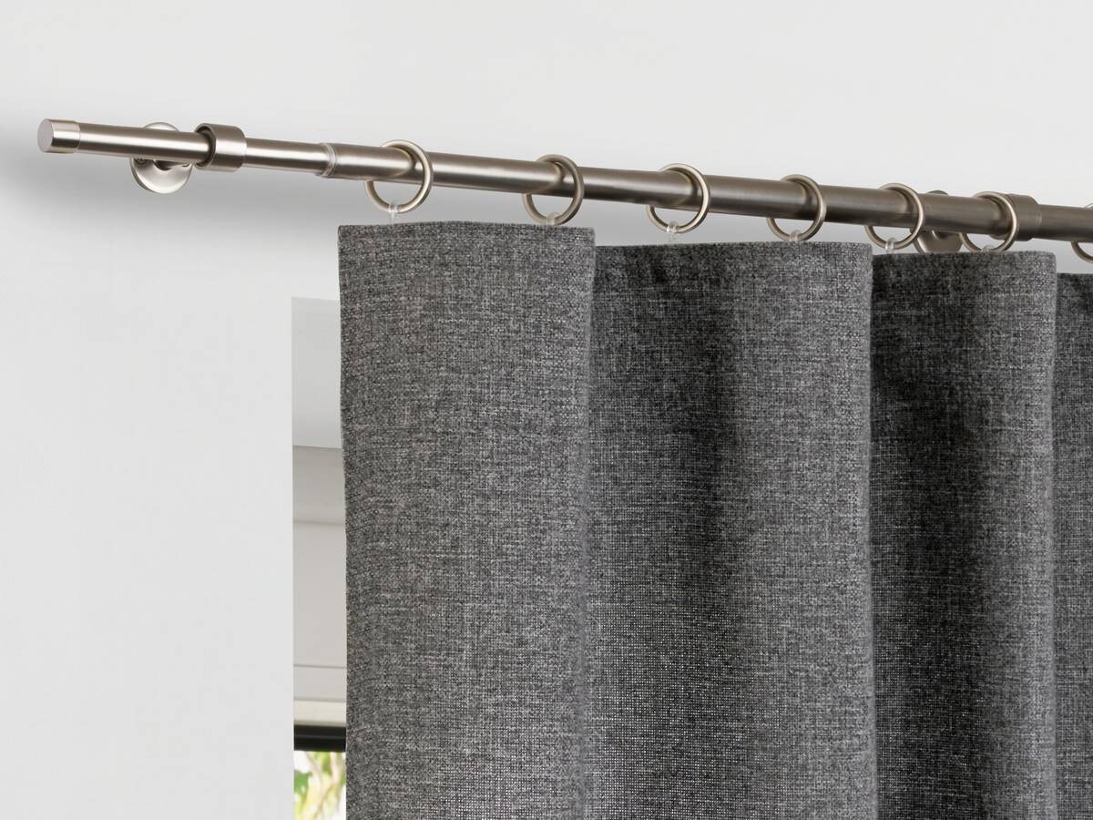 ondeco Stilgarnituren Edelstahloptik Metall L: ca. 400 cm ausziehbar von ca. 210 bis 400 cm 1.0 Läufe