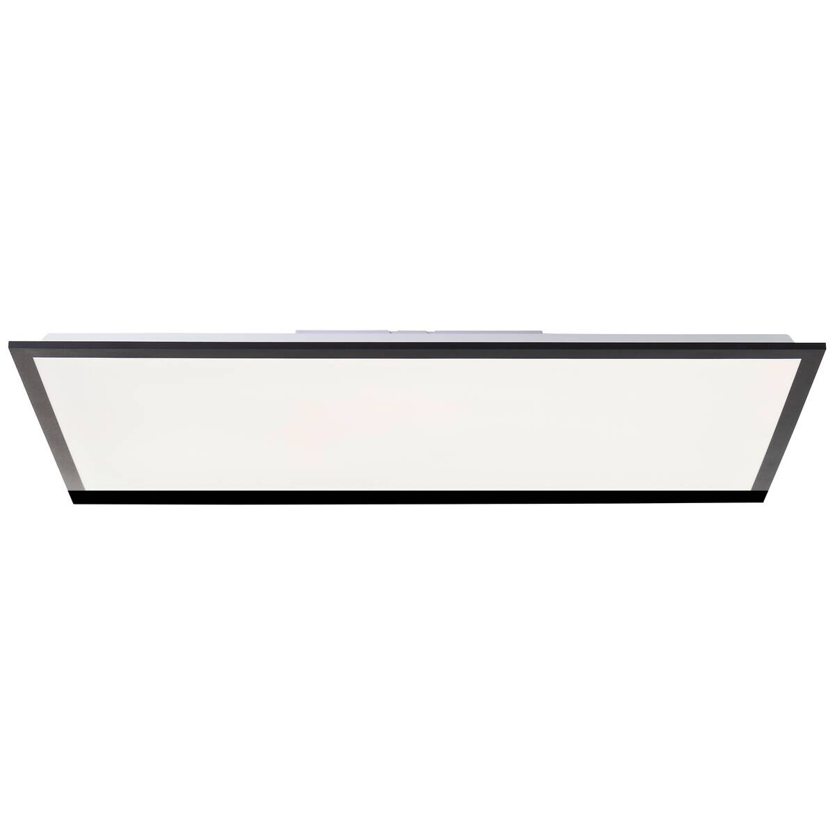 Brilliant LED-Deckenleuchte Briston schwarz Metall Kunststoff B/H/L: ca. 83,5x7,5x43,5 cm