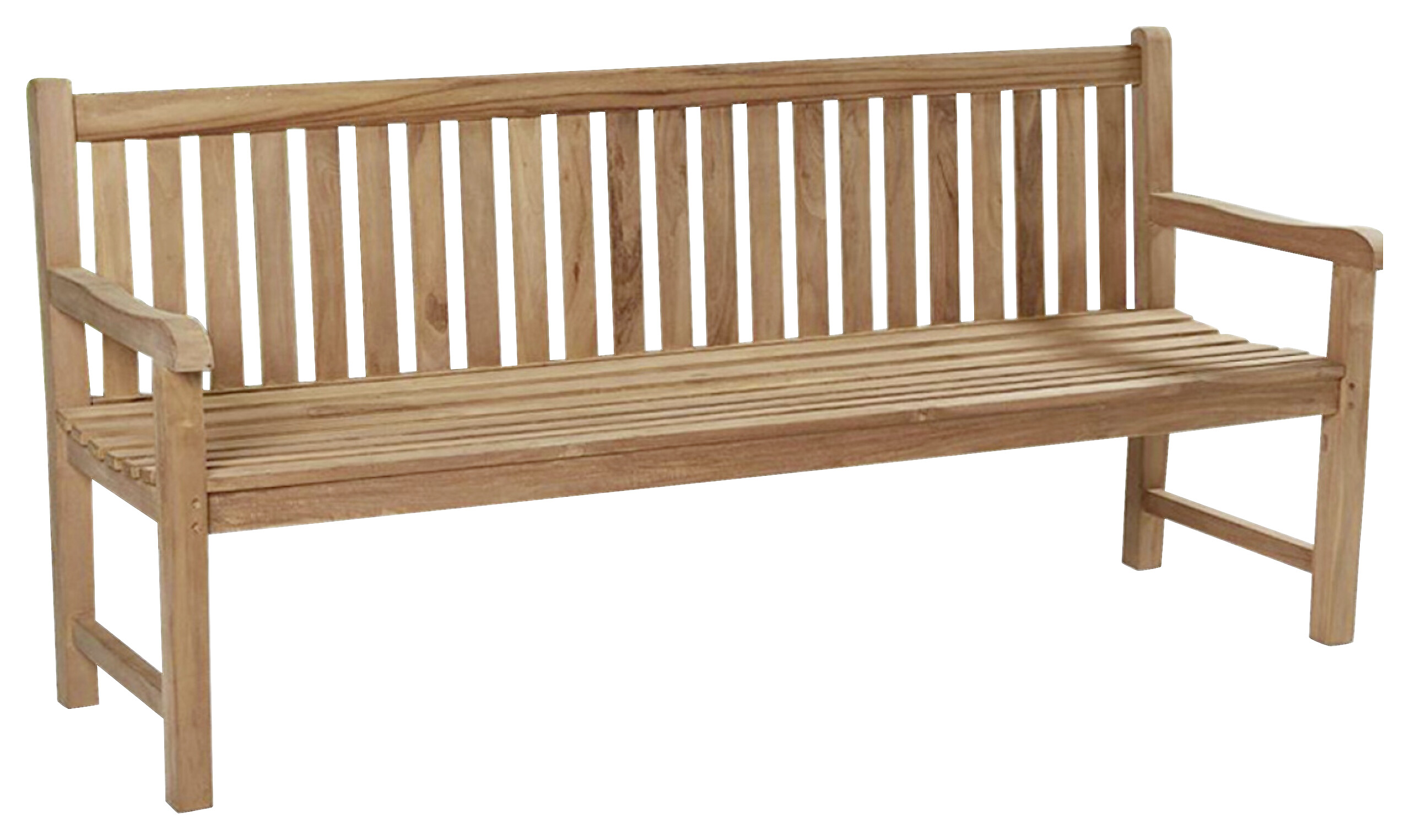 deVries Gartenbank Woodie natur Teakholz B/H/L: ca. 57x94x150 cm