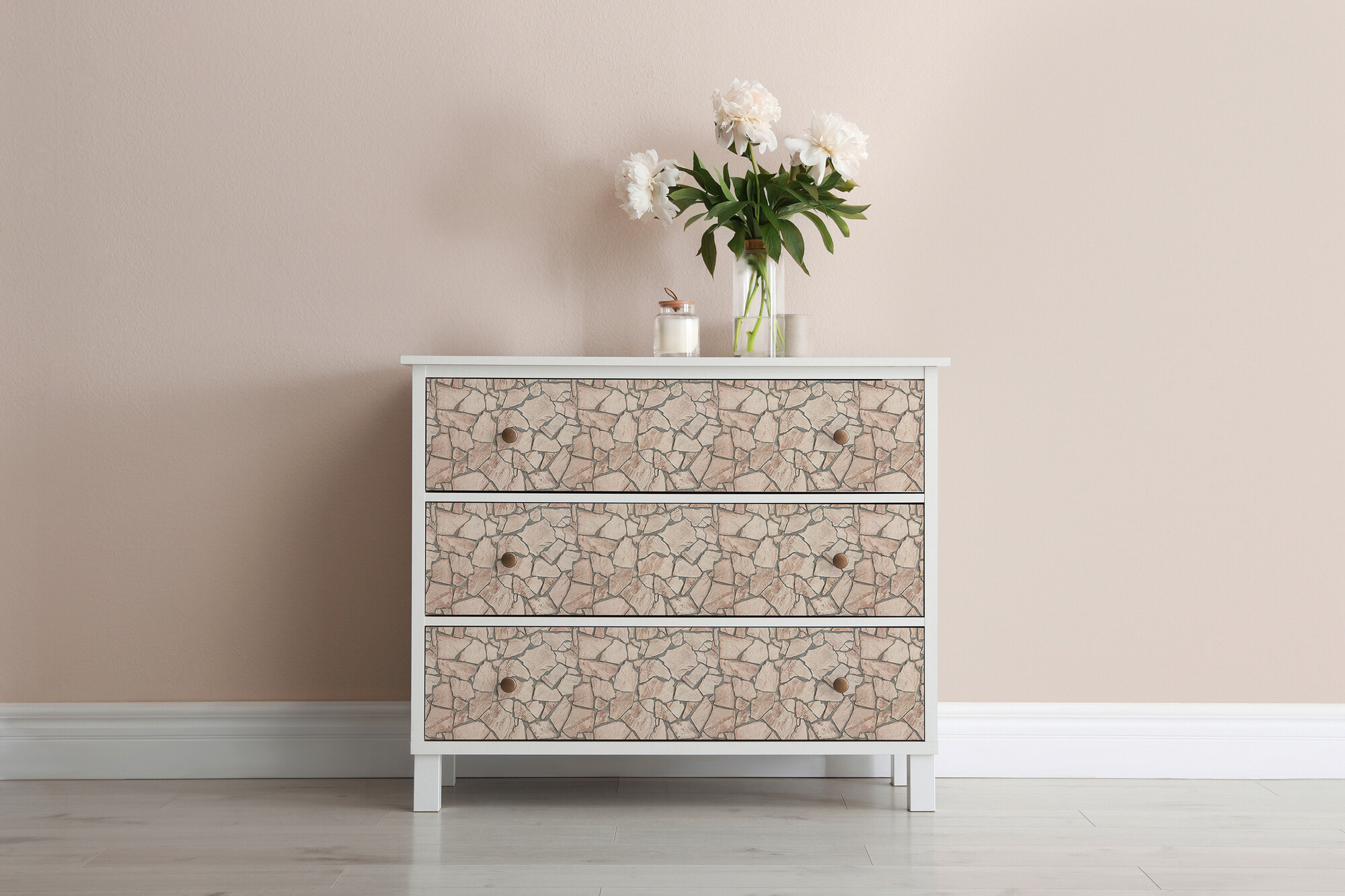 A.S.Creation Tapete orange grau creme B/H/D: ca. 52x250x7,5 cm