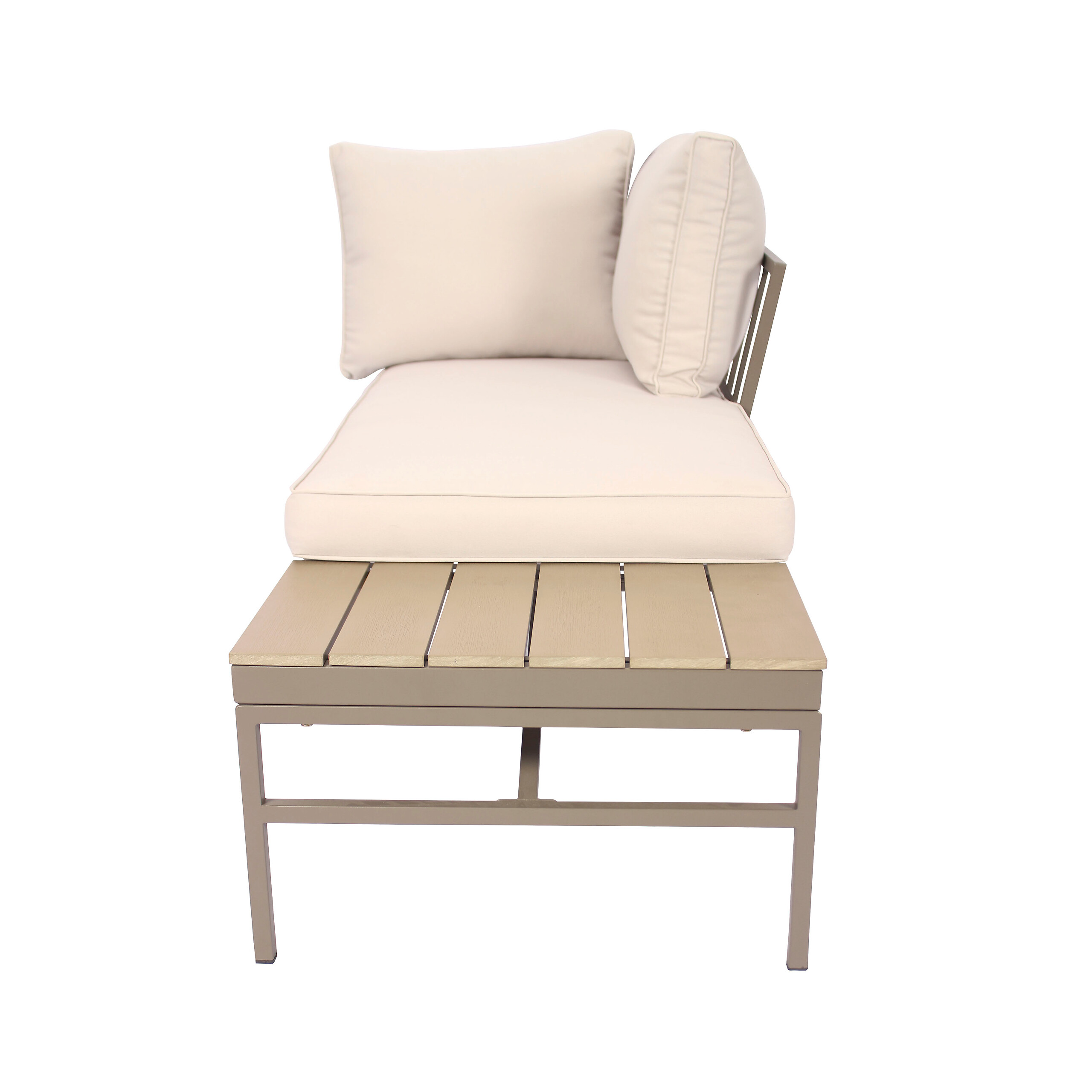 Gartensitzgruppe Nina natur Polyester