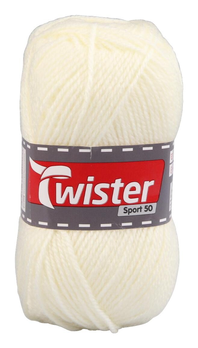 Twister Handstrickgarn Twister Sport uni natur L: ca. 15000 cm
