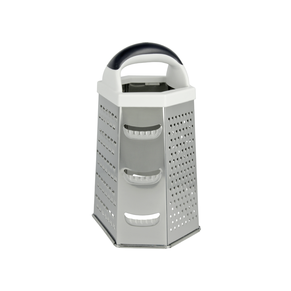 Metaltex Reibe weiß Edelstahl B/H/L: ca. 11,2x32,2x14 cm