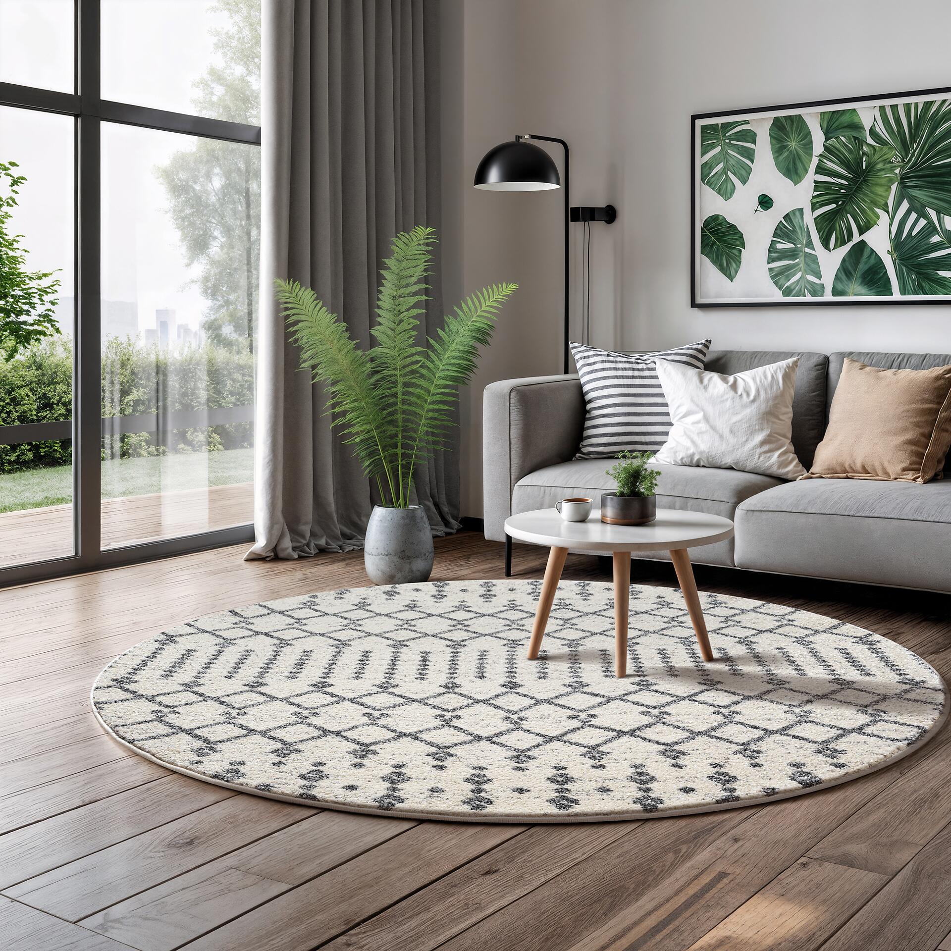 Sanat Teppich creme B/L: ca. 150x150 cm Sanat Teppich creme B/L: ca. 150x150 cm