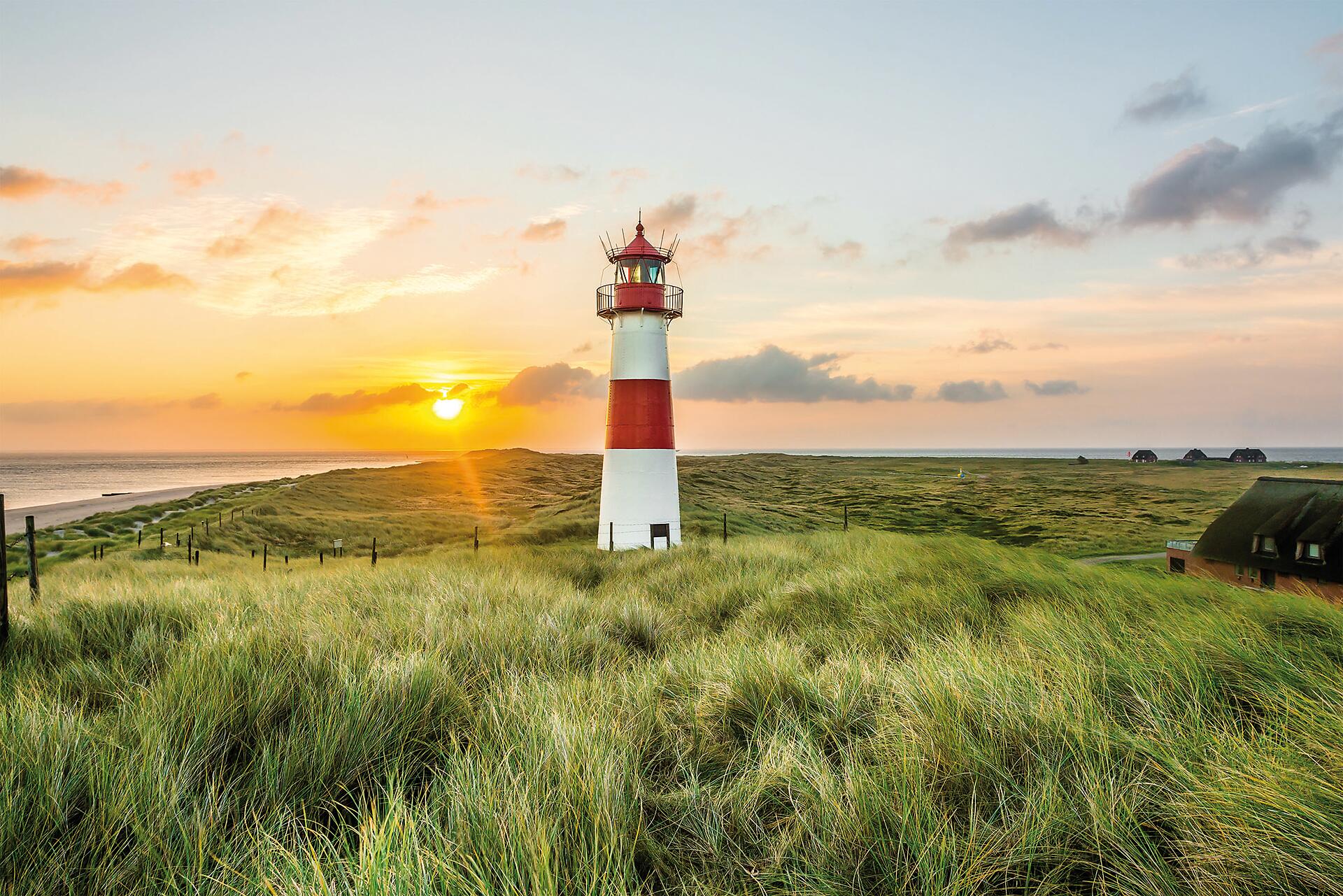 Keilrahmenbild Leuchtturm B/H: ca. 90x60 cm