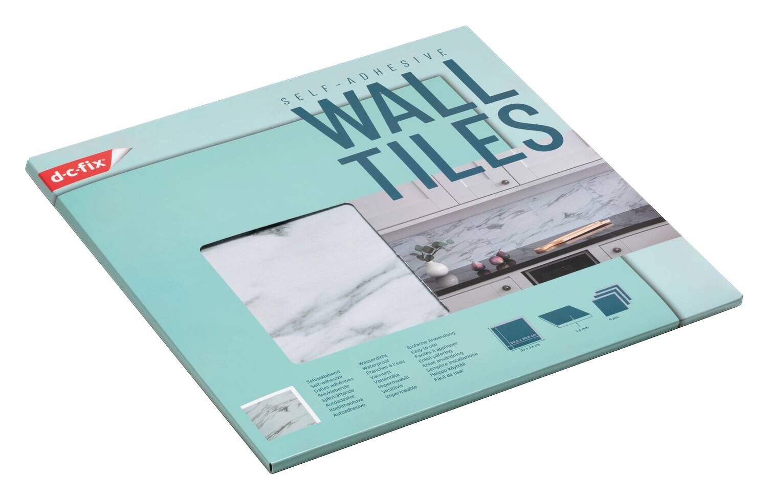 d-c-fix Wandfliese weiß B/L: ca. 30,5x30,5 cm