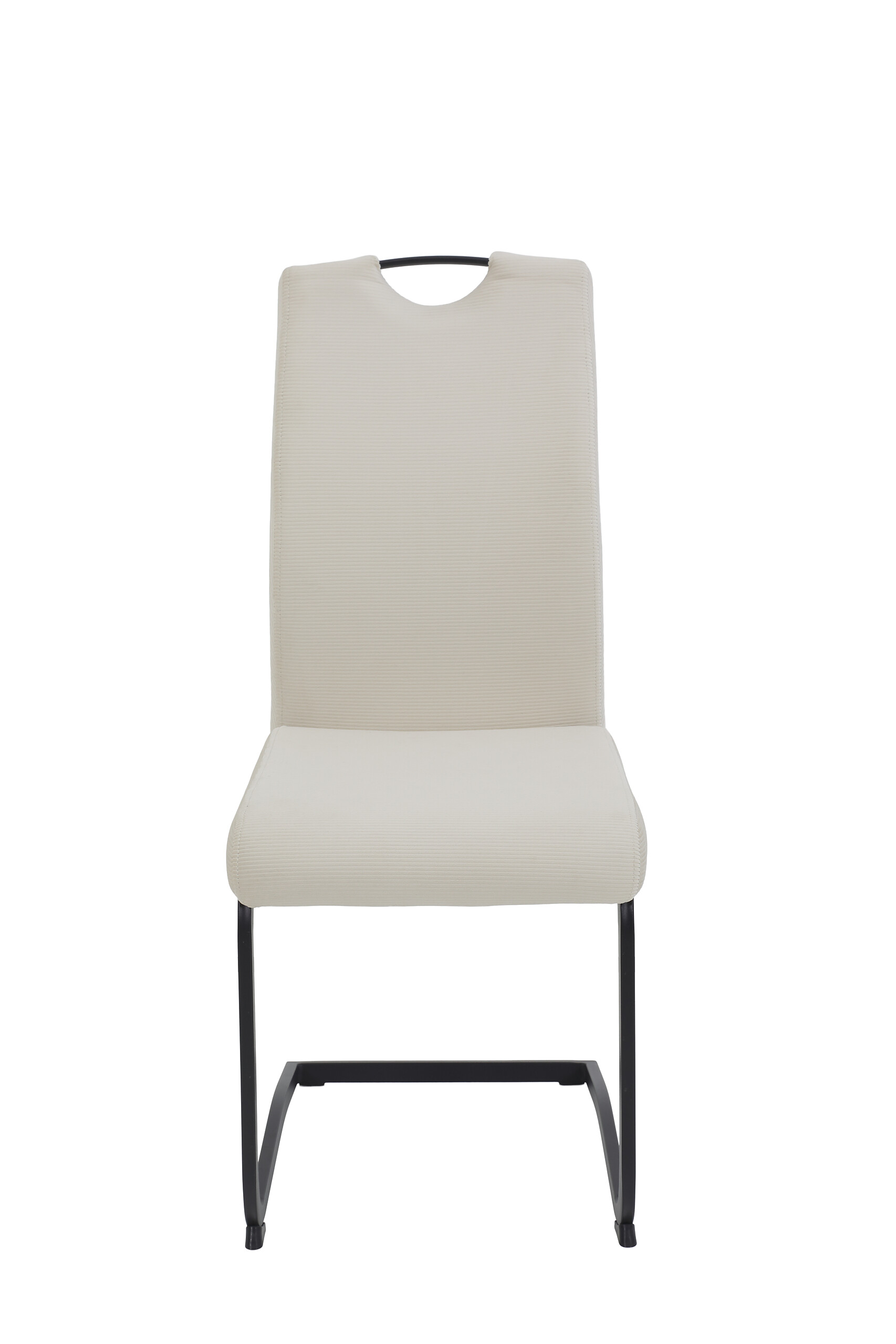 Schwingstuhl Riga beige Samt