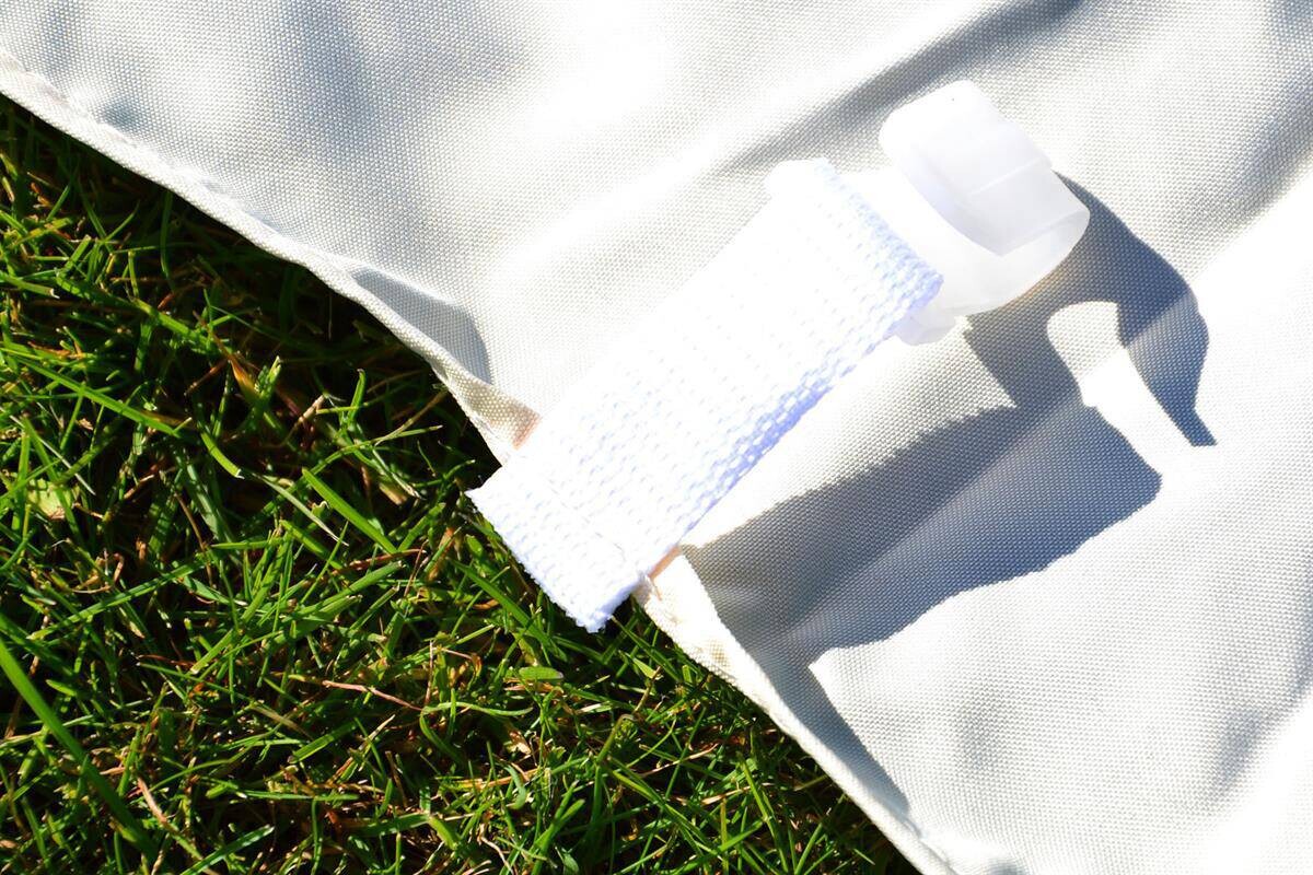 VCM Pavillon PROFI weiß Polyester-Mischgewebe B/H/L: ca. 300x220x300 cm