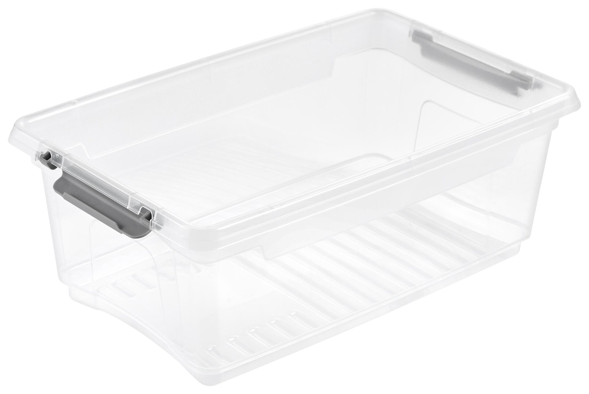 Aufbewahrungsbox transparent B/H/L: ca. 18,5x10,5x28,5 cm