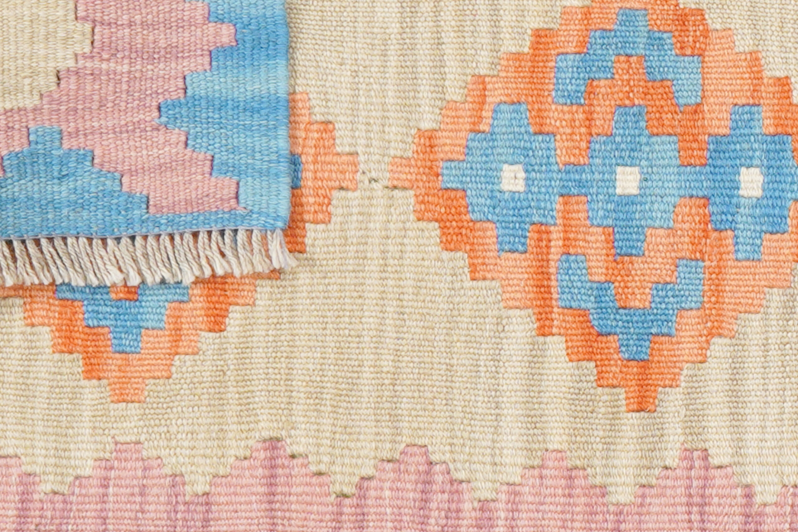 PersaTepp Teppich Kelim Gashgai blau B/H/L: ca. 57x1x190 cm