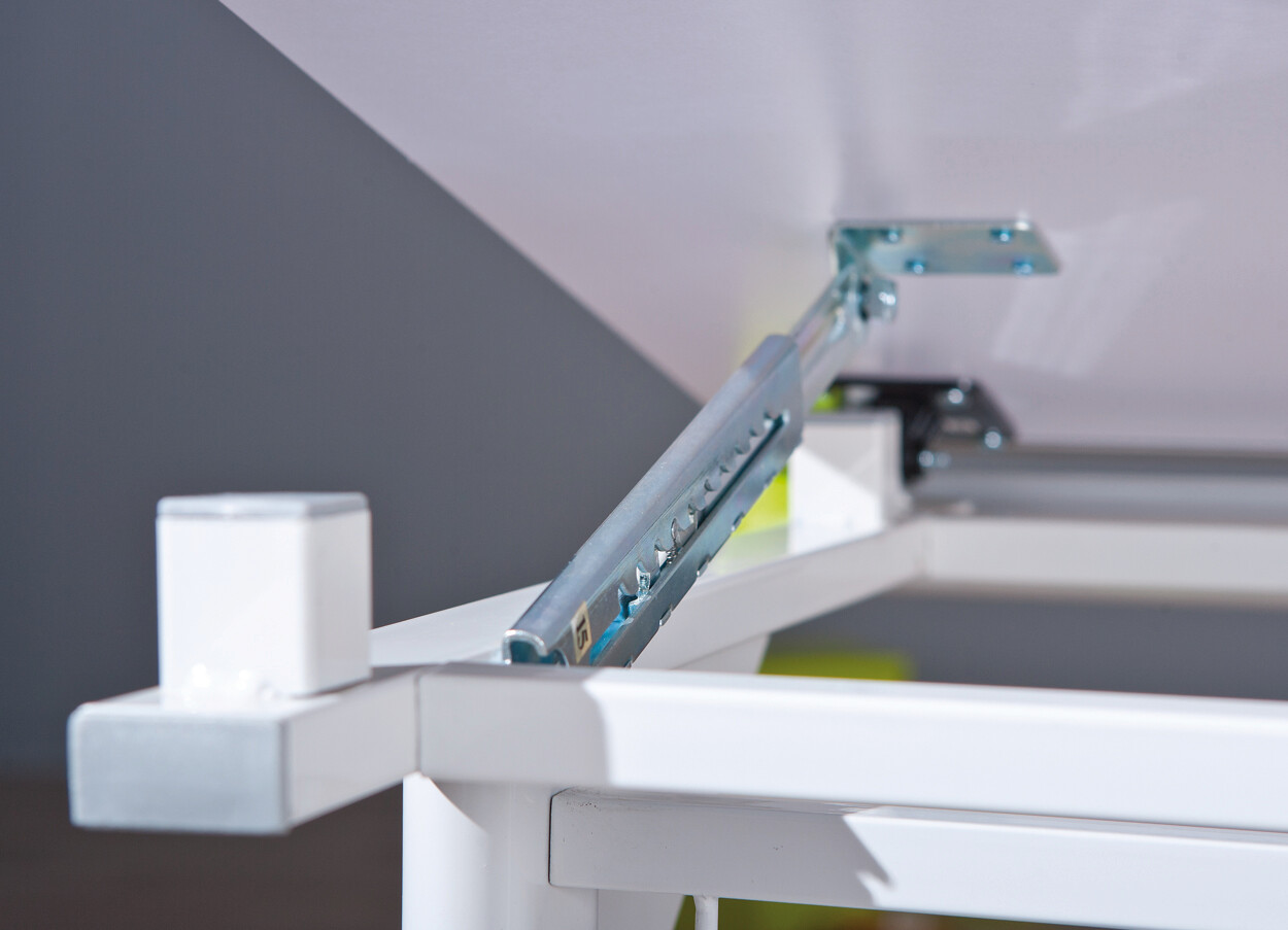 Schreibtisch 2Colorido weiß pink grün B/H/L: ca. 70,5x69,5x101 cm