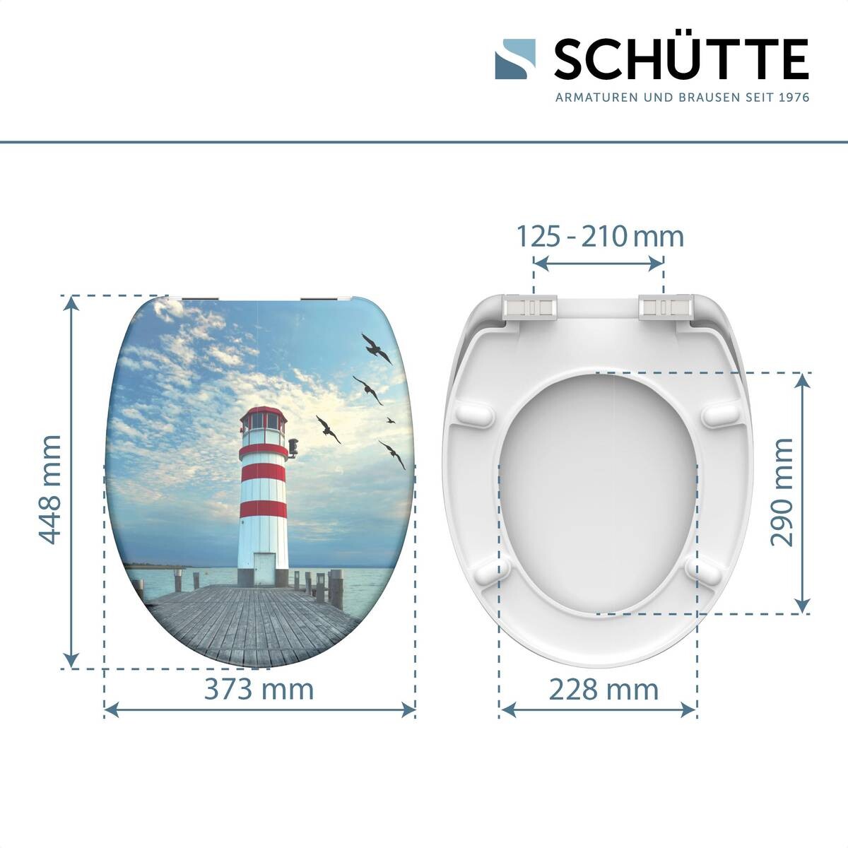 Schütte WC-Sitz LIGHTHOUSE Duroplast