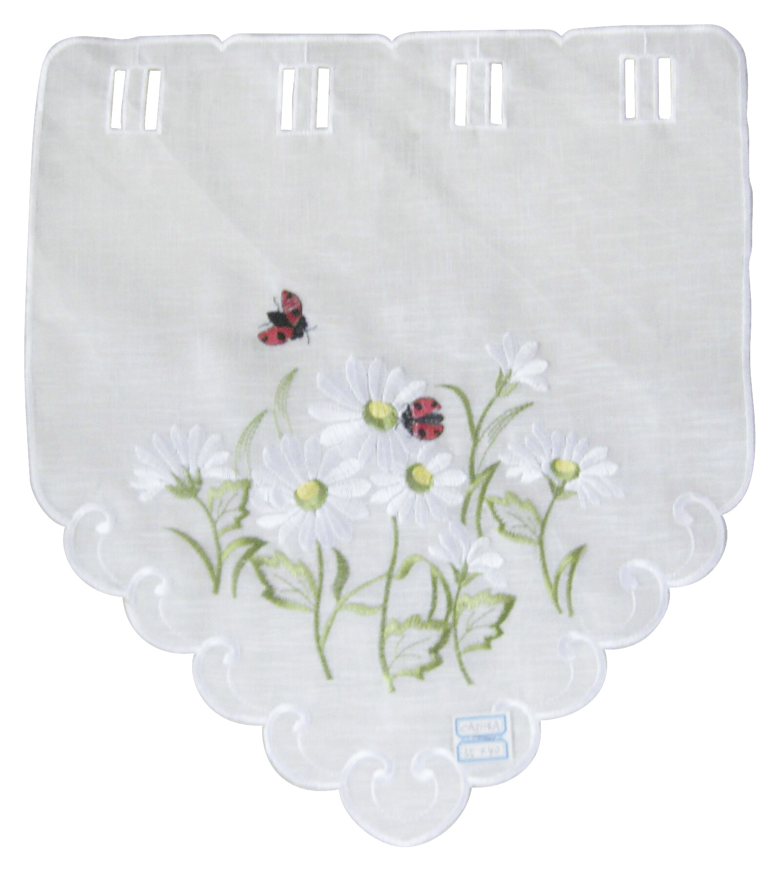 Scheibengardine sortiert B/L: ca. 40x35 cm