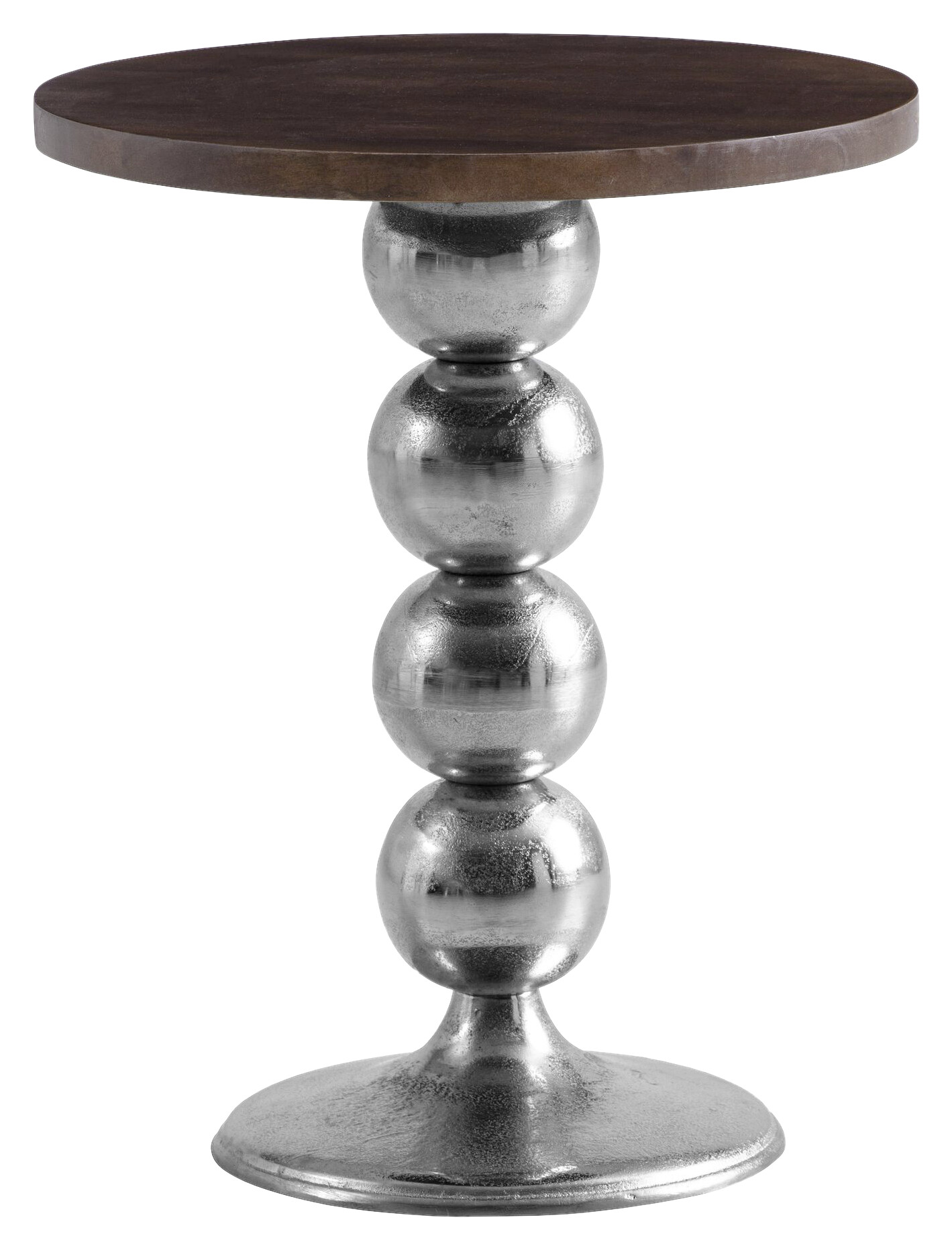 Beistelltisch silber Metall Mango B/H/T: ca. 50x62x50 cm Beistelltisch silber Metall Mango B/H/T: ca. 50x62x50 cm