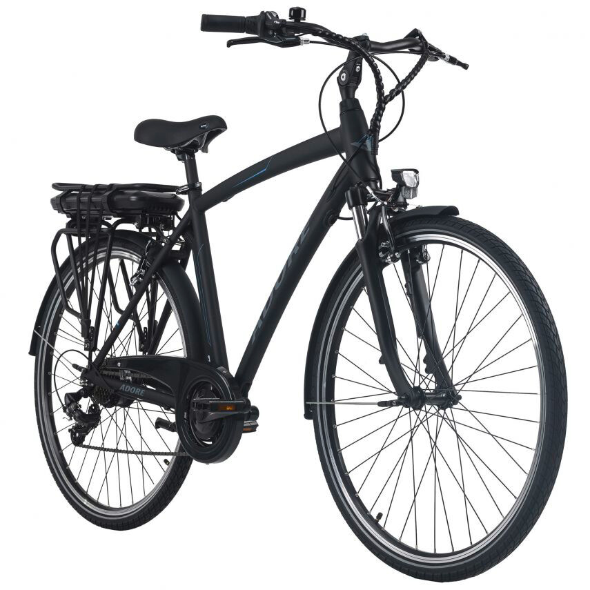 KS-Cycling City E-Bike Adore Versailles Versailles 28 Zoll Rahmenhöhe 54 cm 7 Gänge schwarz schwarz ca. 250 W ca. 36 V ca. 28 Zoll