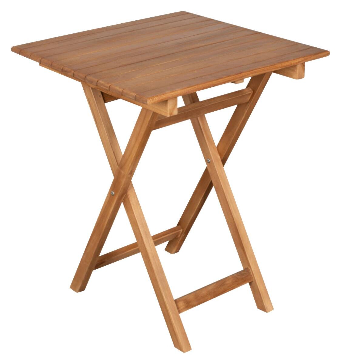 deVries Tisch Woodie natur Teakholz B/H/L: ca. 60x75x60 cm