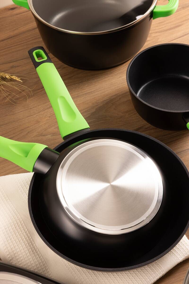 SAN IGNACIO Wokpfanne VITORIA (FULL INDUCTION) grün Aluminium