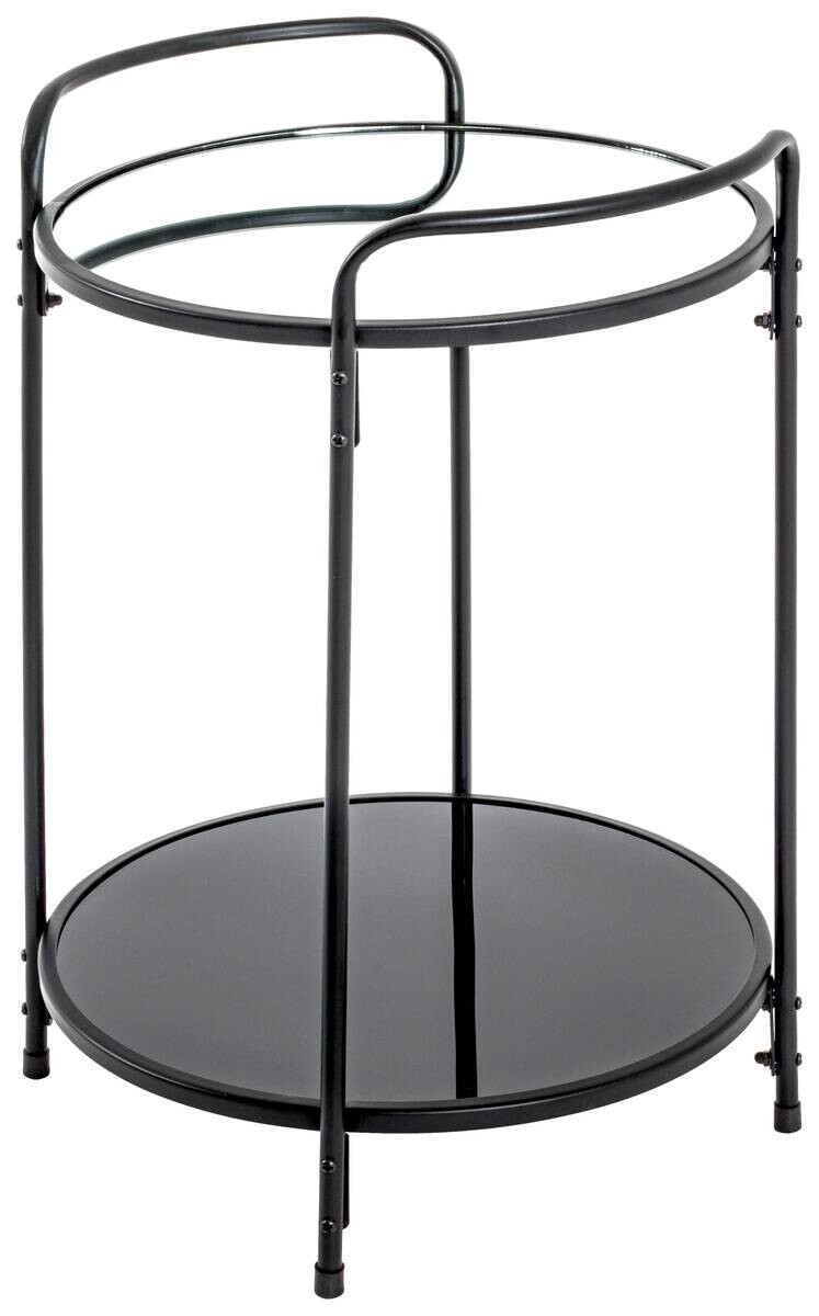 Beistelltisch schwarz H/D: ca. 50x37 cm Beistelltisch schwarz H/D: ca. 50x37 cm