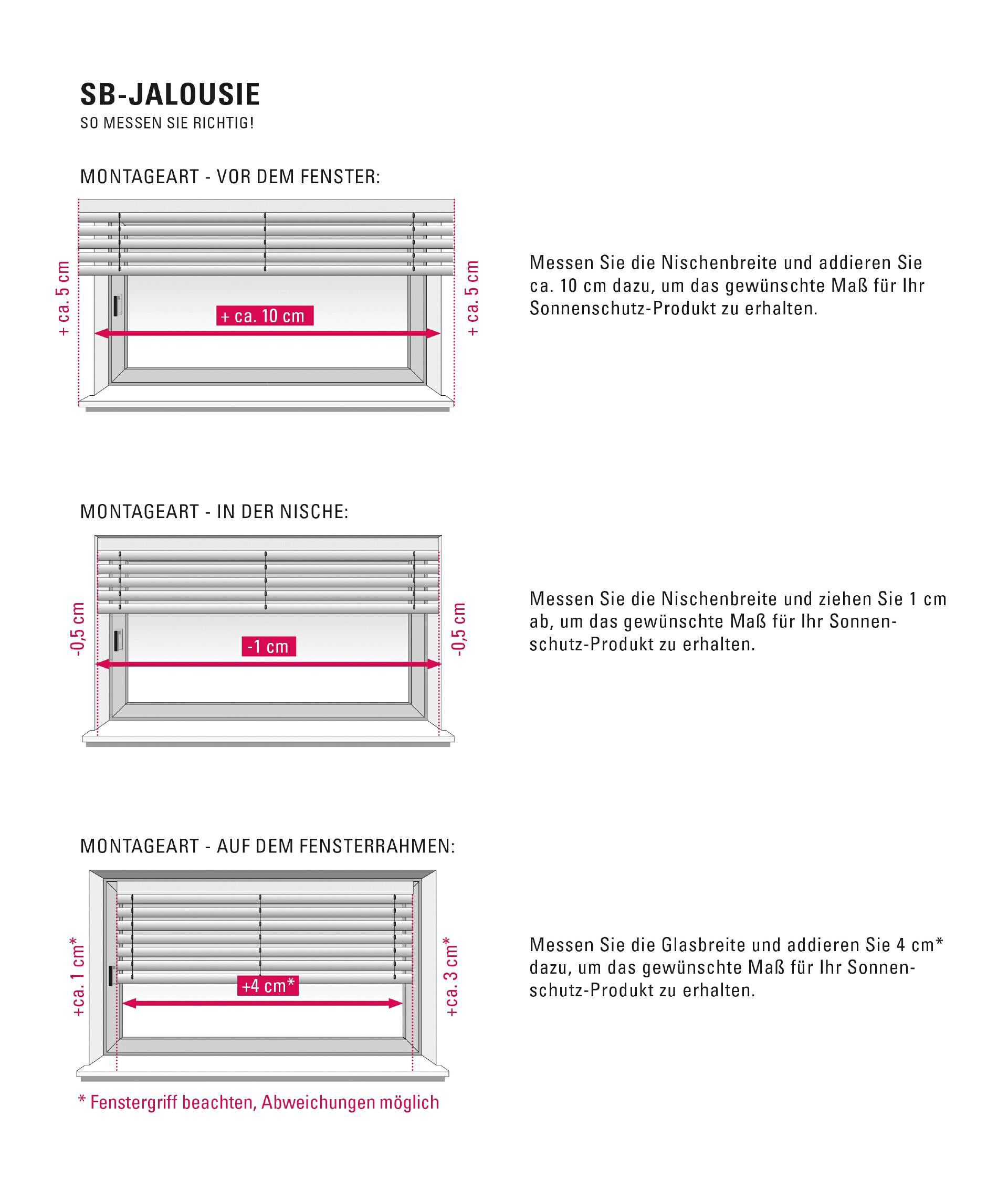 Alu-Jalousie weiß B/L: ca. 75x130 cm