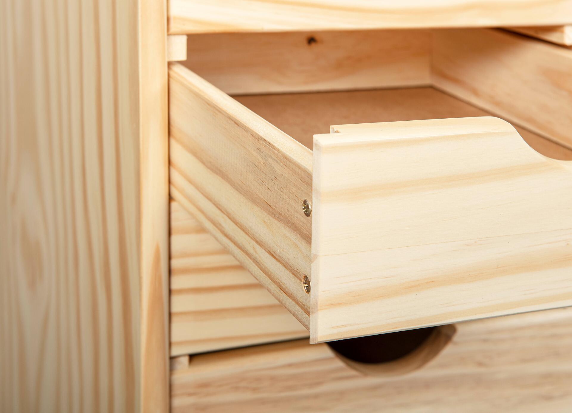 Rollcontainer Nils natur B/H/T: ca. 35x65x40 cm