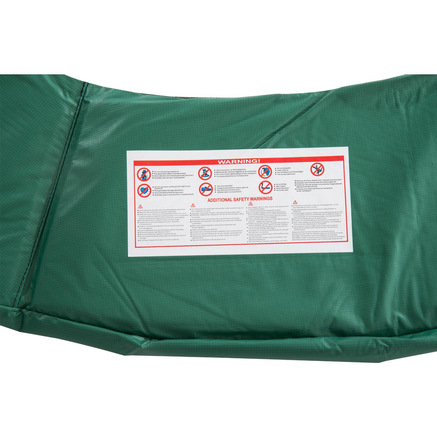 Outsunny Trampolin grün D: ca. 366 cm