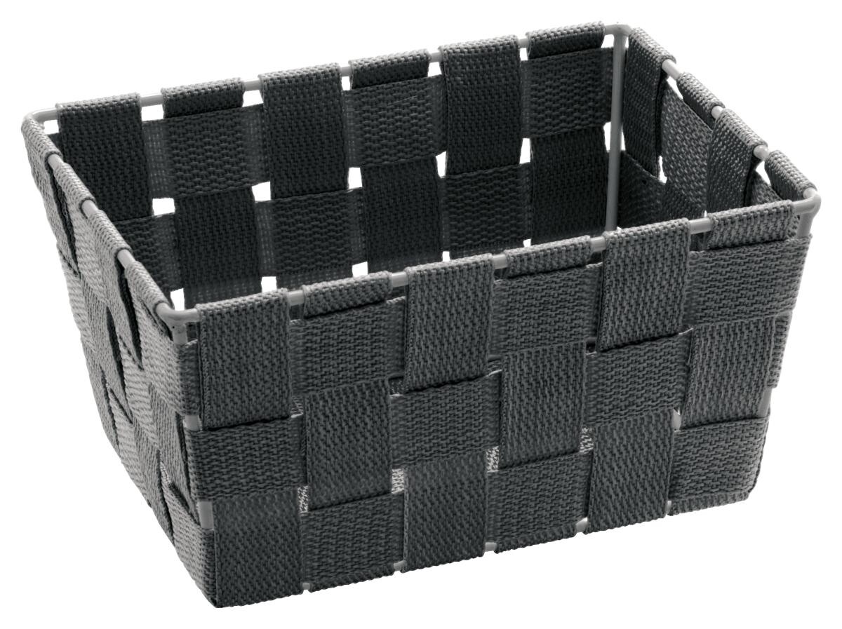 Badkorb grau Kunststoff B/H/L: ca. 19x9x14 cm