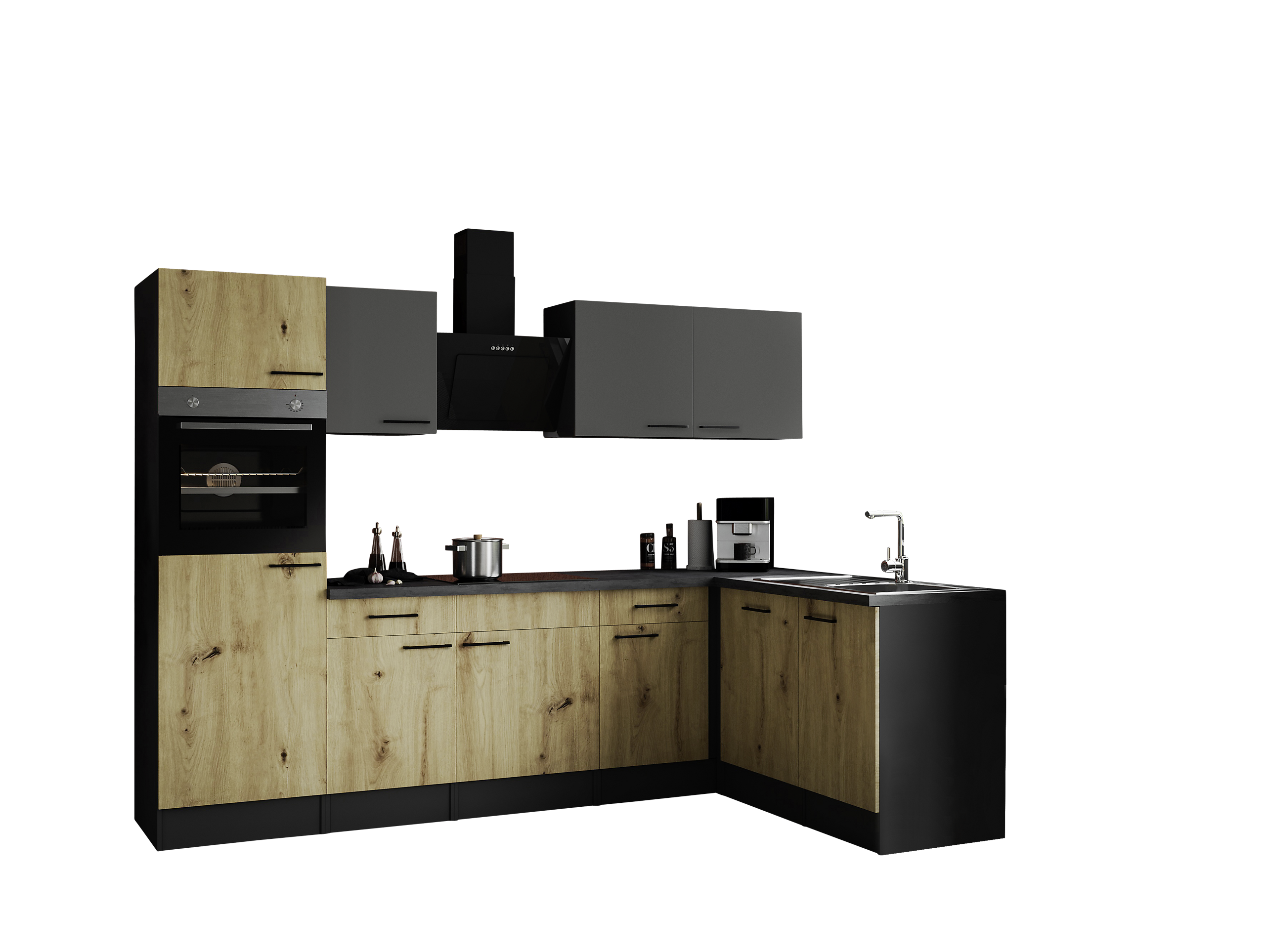 Winkelküche Oliver B/H/T: ca. 280x205x172 cm