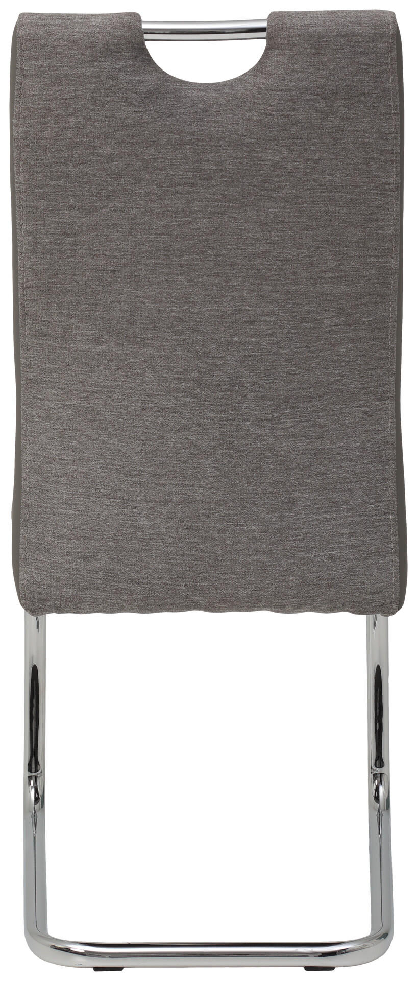 Schwingstuhl Alina 2er Set grau Webstoff B/H/T: ca. 43x59x98 cm