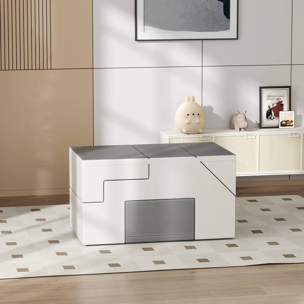 HOMCOM Kinder-Softplay-Set B/H/L: ca. 49x47x147 cm