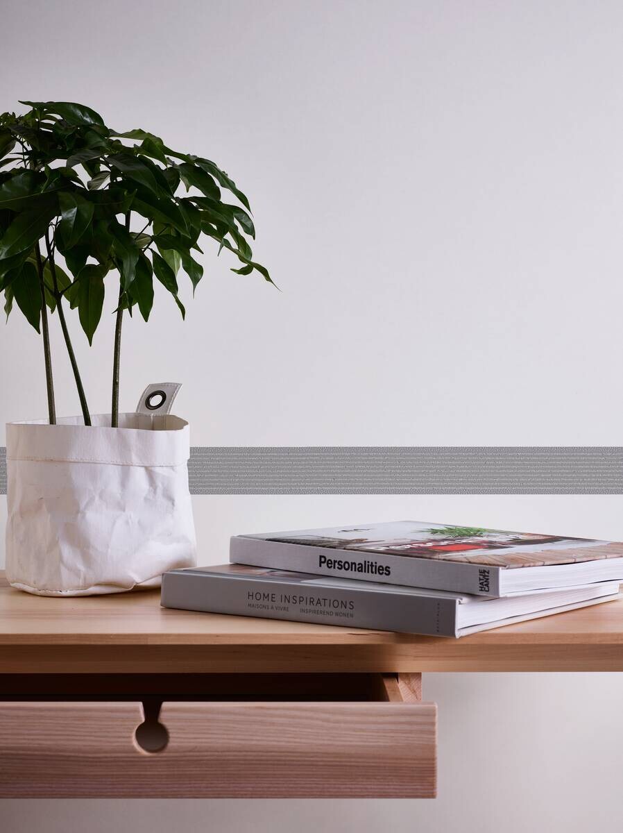 A.S.Creation Bordüre grau B/H/D: ca. 5x500x8 cm