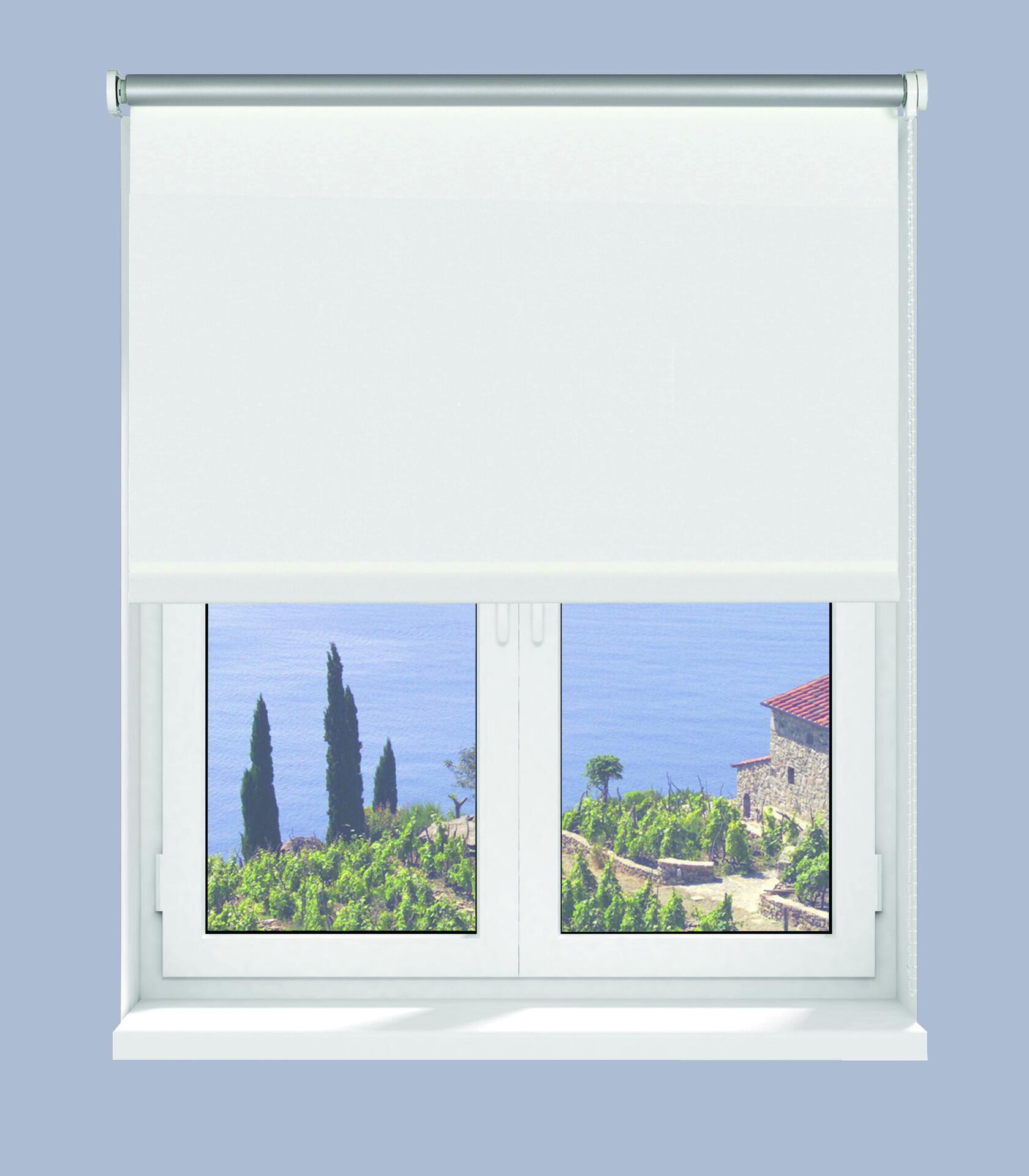 Boviva Thermo Seitenzugrollo Verdunklungsqualität weiß B/L: ca. 202x175 cm