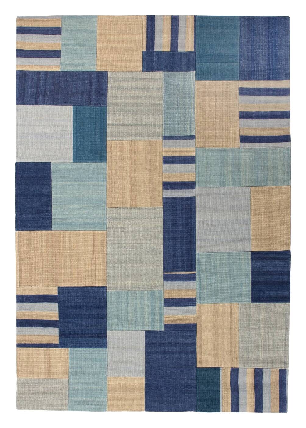 Kayoom Kurzflorteppich Radical 310 blau B/L: ca. 120x170 cm