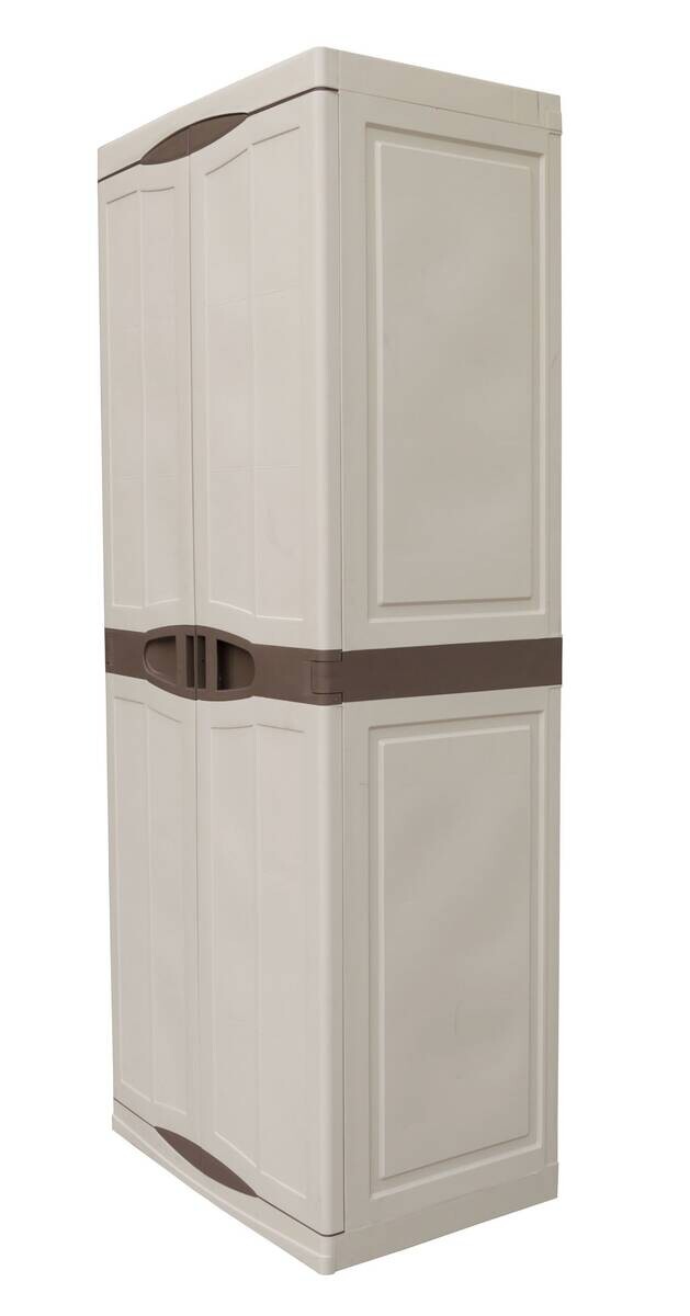 Artplast Kunststoffschrank Evolution braun Polyrattan B/H/L: ca. 47x184x70 cm Artplast Kunststoffschrank Evolution braun Polyrattan B/H/L: ca. 47x184x70 cm