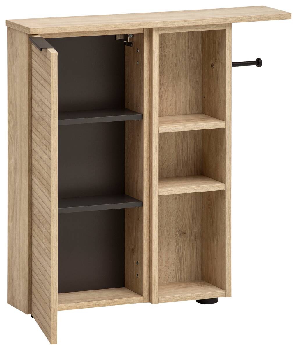 Unterschrank Mads Eiche Nachbildung B/H/T: ca. 70,7x74,3x17 cm