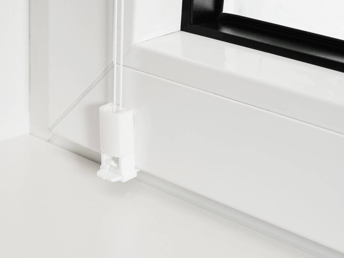 Spannplissee Non Woven weiß B/L: ca. 80x130 cm