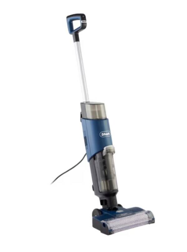 Shark Nass- und Trockensauger blau schwarz Kunststoff B/H/T: ca. 26x28x111 cm