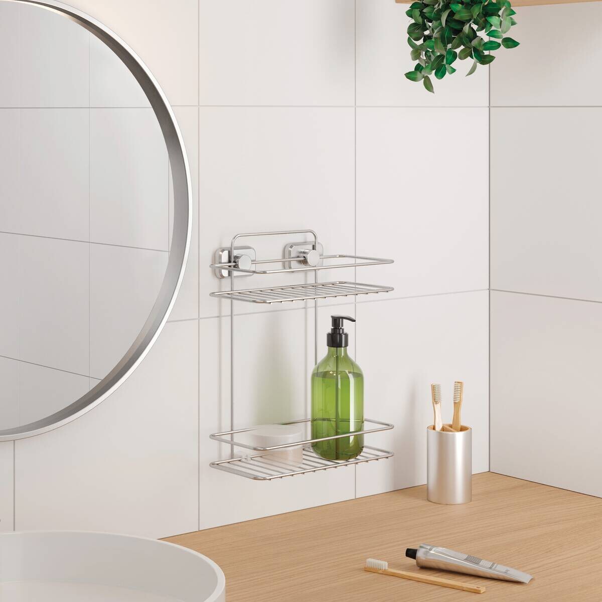 Badregal Chrom Metall