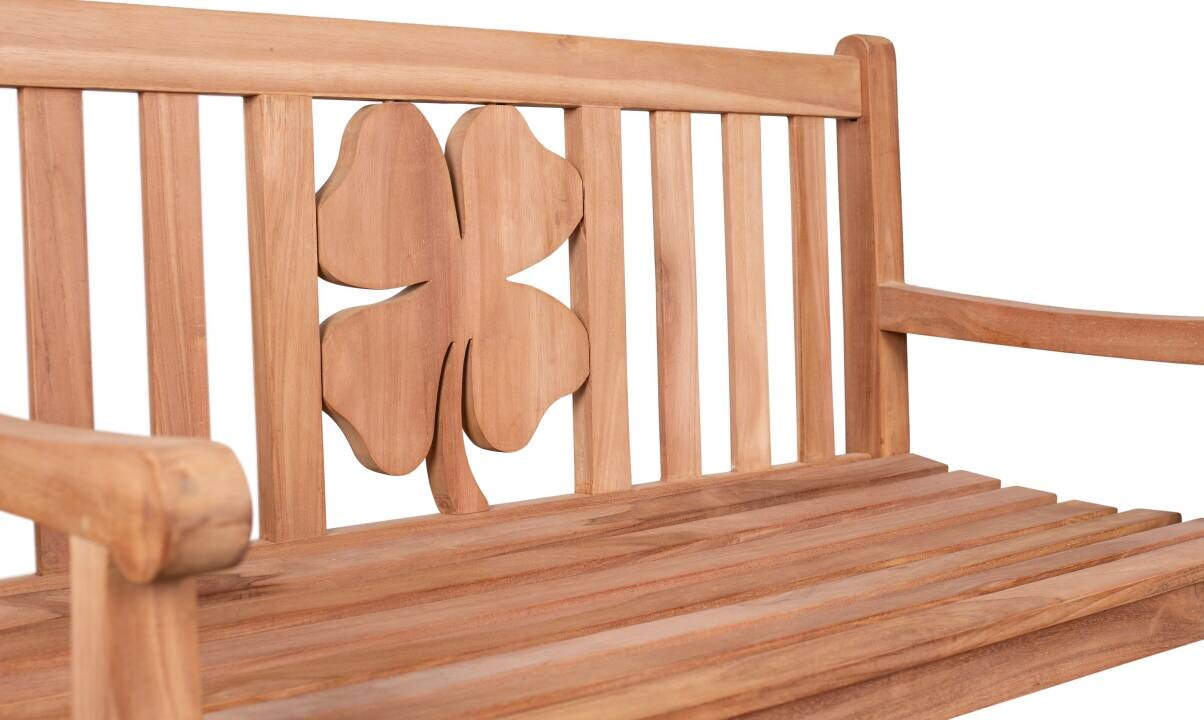 deVries Gartenbank Woodie natur Teakholz B/H/T: ca. 120x89x60 cm