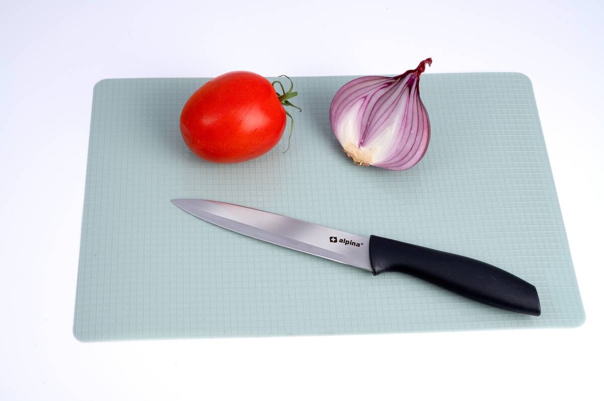 Messerset schwarz Edelstahl 8 tlg.