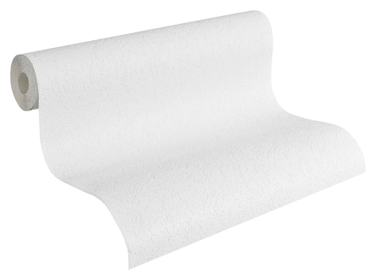 A.S.Creation Papiertapete weiß B/H/D: ca. 53x1005x11 cm