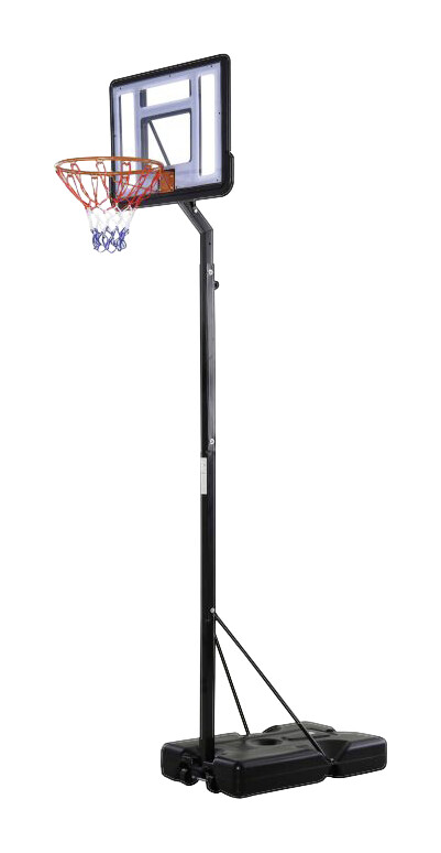 HOMCOM Basketballkorb schwarz H/L: ca. 350x86 cm